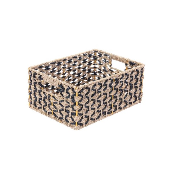 Hastings Home Storage Basket, Black, 15 in L x 11 in W x 6 in H 401371XGV - main